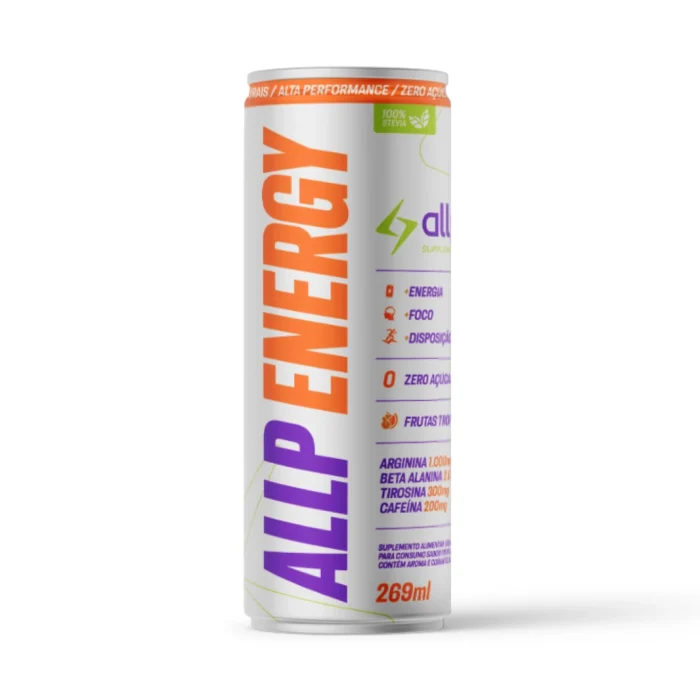 Pack Com 6 Allp Energy Frutas Tropicais 269ml - Imagem 3