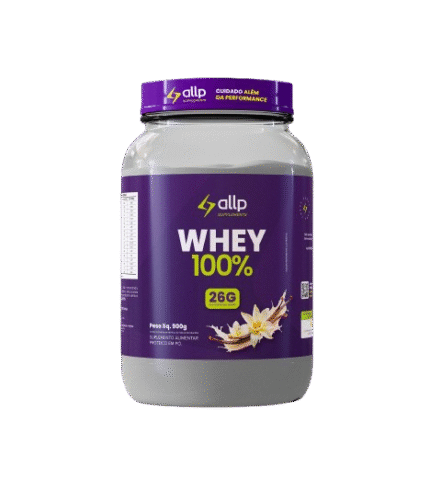 Whey Protein 100% Baunilha 900g - Allp Supplements