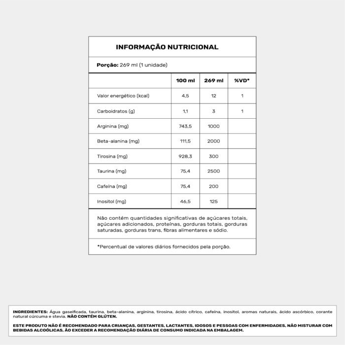 Pack Com 6 Allp Energy Frutas Tropicais 269ml - Imagem 4