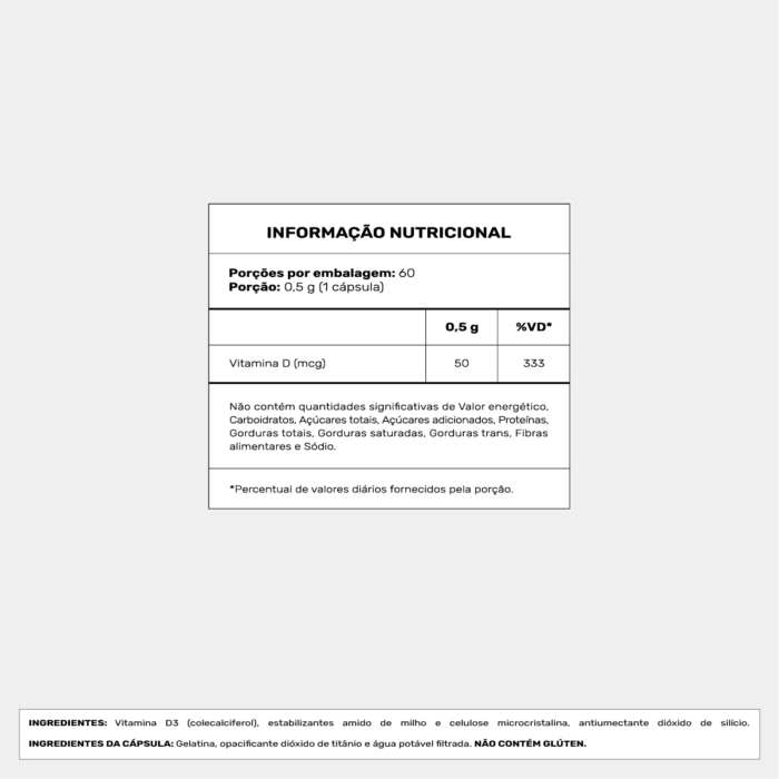 Vitamina D 2.000ui 60cp - Allp Supplements - Imagem 3