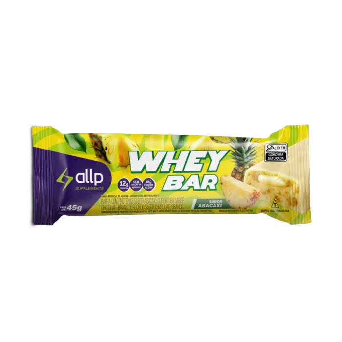Whey Bar Abacaxi 12 unidades x 45g - Imagem 3