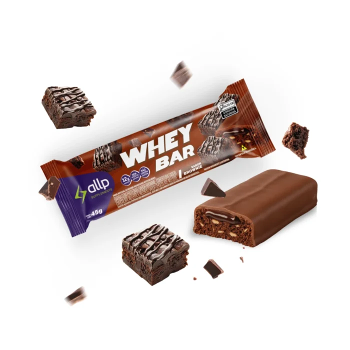 Whey Bar Brownie 12 unidades x 45g - Imagem 4
