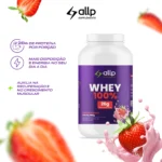 Whey Protein 100% Morango 900g - Allp Supplements - Imagem 2