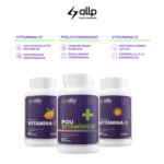 Kit Escudo - Polivitaminico, Vitamina C e Vitamina D - Imagem 2