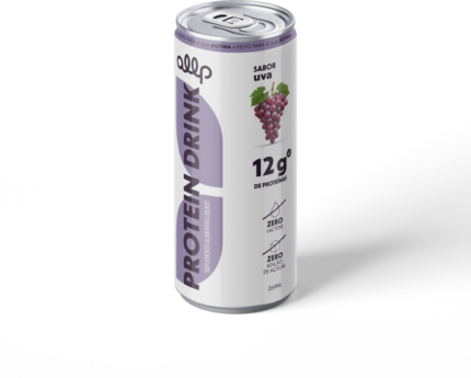 PACK COM 6 PROTEIN DRINK UVA  269ML