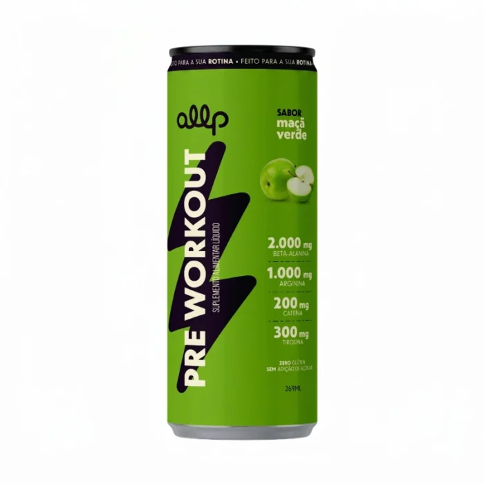 Pack com 6 Pré-Workout Maçã Verde 269ml - Imagem 2