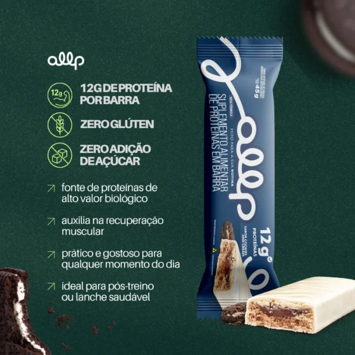 Whey Bar Cookies 12 unidades x 45g - Imagem 3