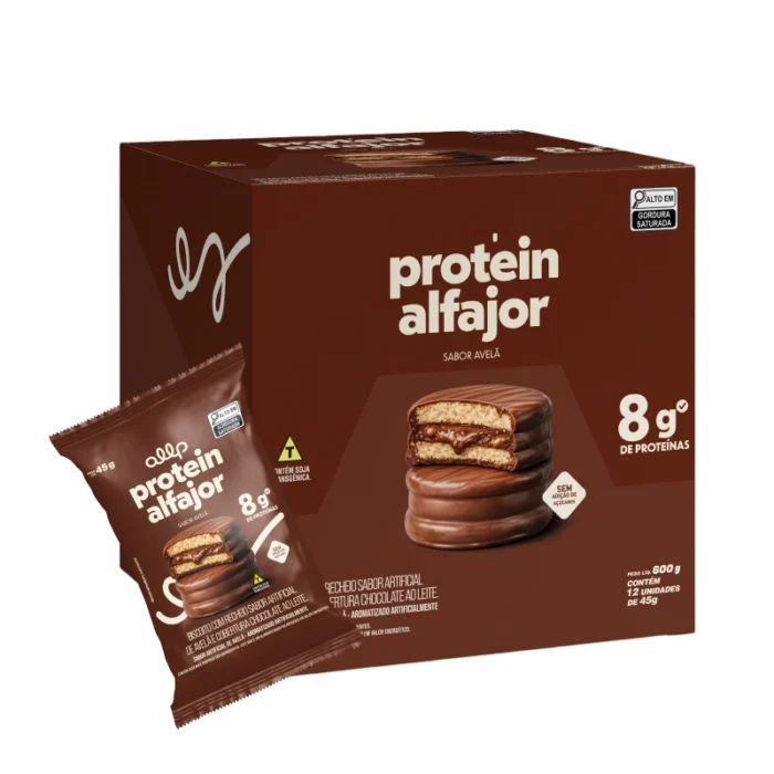 Alfajor Protein Avela 12 x 45g - Imagem 2