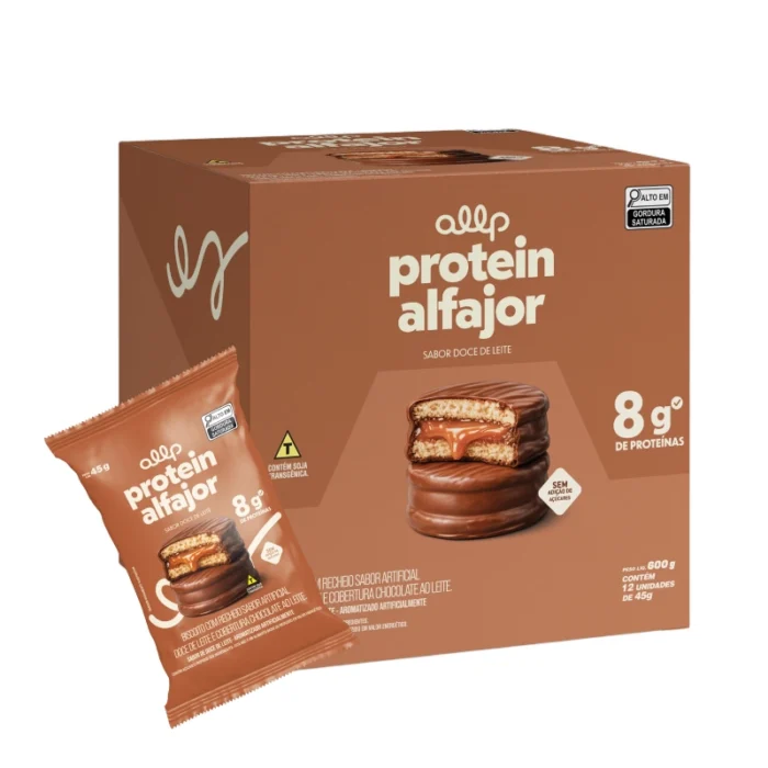 Alfajor Protein Doce de Leite 12 x 45g - Imagem 2