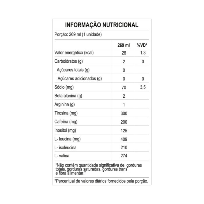Pack com 6 Pré-Workout Uva 269ml - Imagem 4